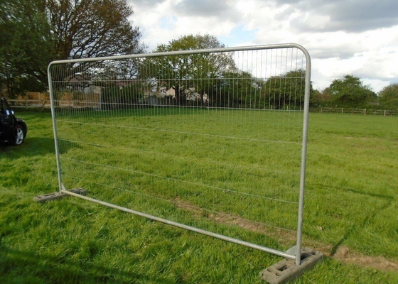 2000mm High Pre Galvanised Heras Mobile Fencing Square Top Heavy Duty