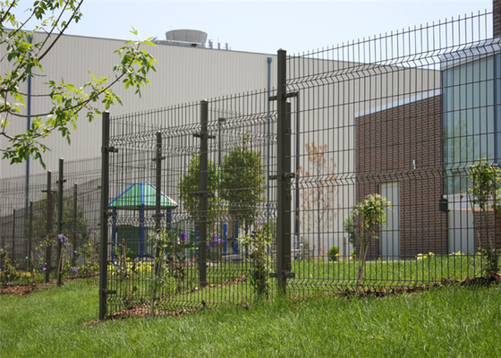 New Arrival Powder Coated 3D Welded Mesh Fence 3D Curved Welded Security Fence Panel