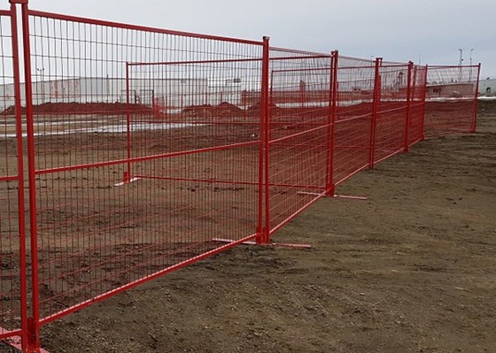 Canada Type 3.0mm Temporary Site Fencing Movable Construction Security Netting
