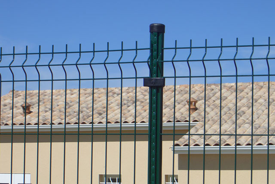 New Arrival Powder Coated 3D Welded Mesh Fence 3D Curved Welded Security Fence Panel