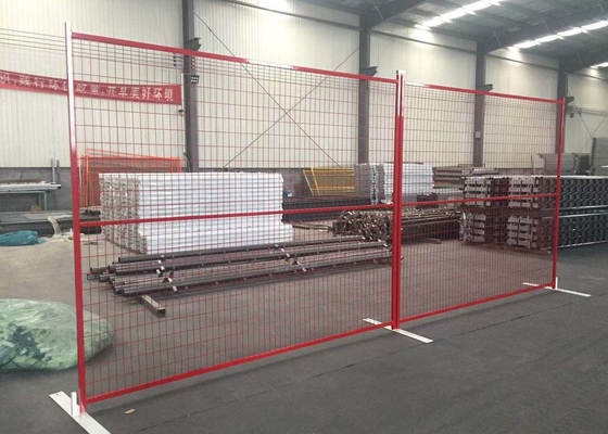 Used Powder Coated Construction Canada Temporary Site Fence Panel for Sale
