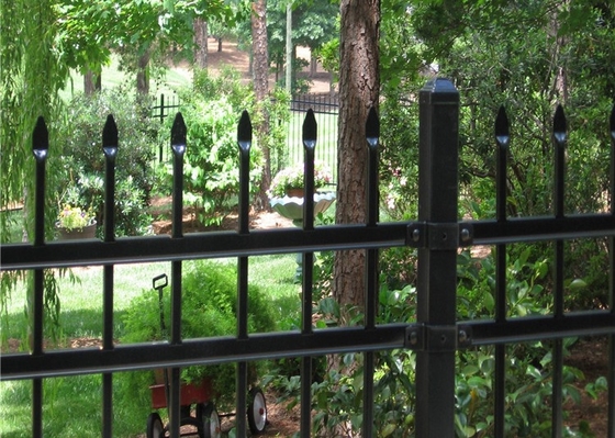 3 Rail 0.8mm Thickness 1.2x1.8m Steel Tubular Fencing Long Life