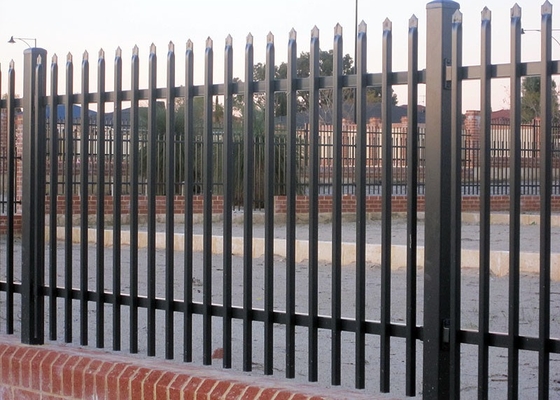 3 Rail 0.8mm Thickness 1.2x1.8m Steel Tubular Fencing Long Life