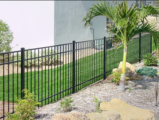 3mm Thickness 8foot Width Steel Tubular Fencing For Swimming Pool Security