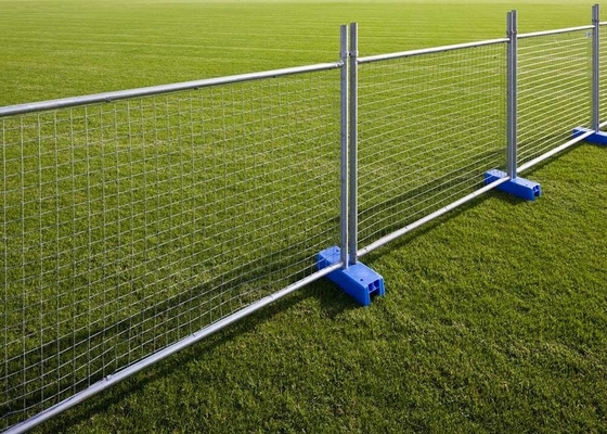 3mm Diameter Wire 7ft High Temporary Security Fence Panels For Playground