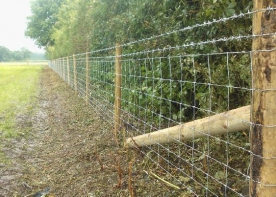 Galvanised Rural Farm 200m Roll Woven Wire Field Fence